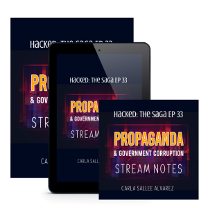 Propaganda & Government Corruption Stream Notes Workbook: Complete Collection: paperback, digital, audio